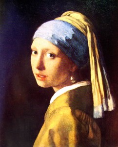 Jan Vermeer: Ragazza con turbante, cm. 49, Mauritshuis, l’Aia